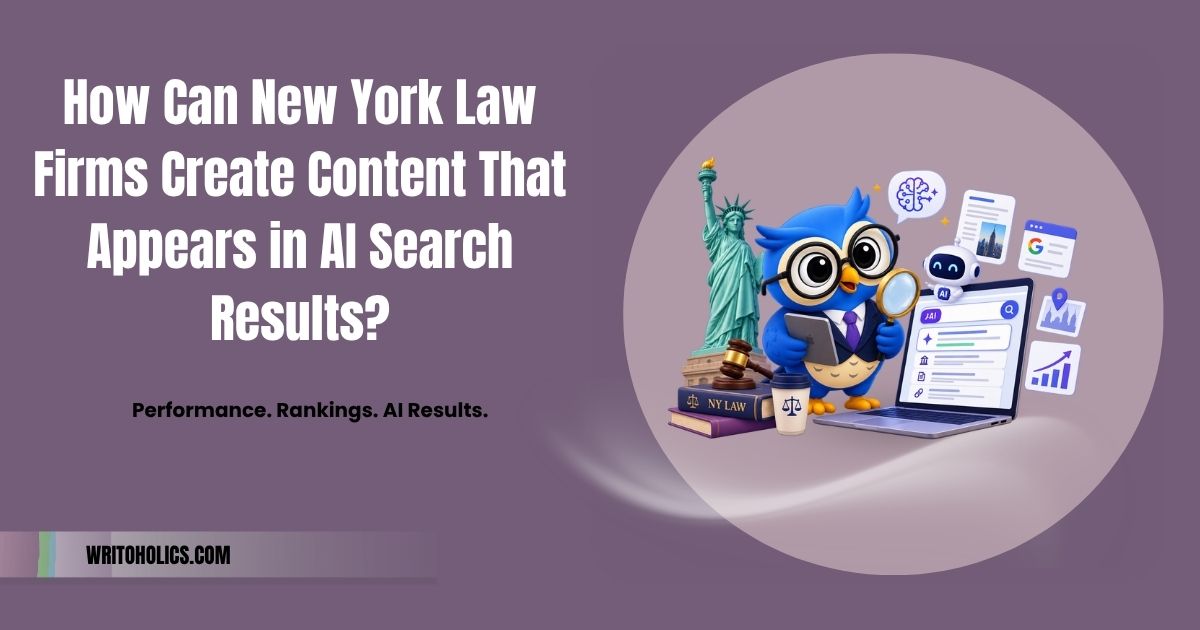 How Can New York Law Firms Create Content That Appears in AI Search Results?